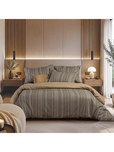 Nef-Nef Πάπλωμα Υπέρδιπλο 240x230 Draft Olive Grey