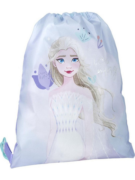 Cerda Frozen Elsa Παιδική Τσάντα Πλάτης Γυμναστηρίου Γαλάζια 2100005257