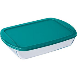 Pyrex Δοχείο Φαγητού Γυάλινα 4.9ml Μπλε
