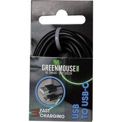 GreenMouse 66956576 USB-A to USB-C 2m Black