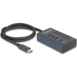 DeLOCK 64189 USB Hub 3.1 USB-C με 4 Θύρες USB-C & Εξωτερική Παροχή Ρεύματος