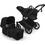 Bugaboo Donkey 6 Complete Καρότσι Μωρού 2 σε 1 Black/Heritage Black