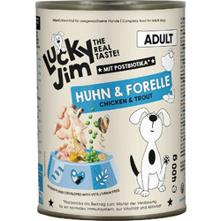 Lucky Jim Classic Adult with Chicken & Trout 400gr