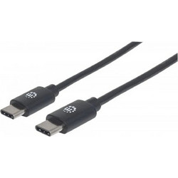 Manhattan 354868 USB-C to USB-C 0.5m Black
