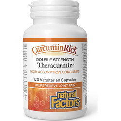 Natural Factors CurcuminRich Double Strength Theracurmin 120 Κάψουλες
