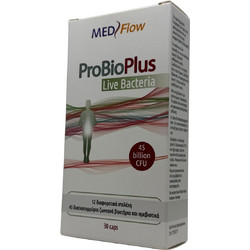 Medflow ProbioPlus Live Bacteria Προβιοτικά 30 Κάψουλες