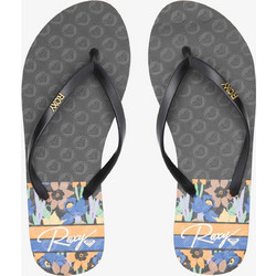 Roxy Viva Printed Γυναικείες Σαγιονάρες Αντιολισθητικές Μαύρες ARJL100950-BK5