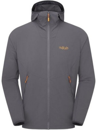 Rab Ανδρικό Μπουφάν Χειμωνιάτικο Puffer Γκρι QWS-76-GRH-LRG