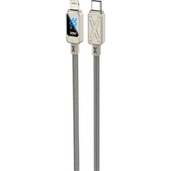 KLGO S-148 Stainless USB-C to Lightning Cable 30W 1.2m Beige