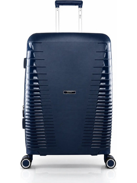 Rain RB8018 Βαλίτσα Μεσαία 65x43x25cm με 4 Ρόδες Μπλε