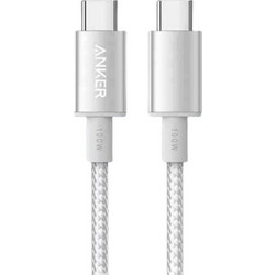 Anker A8756 Braided USB-C to USB-C 100W 1m White 10CAB0513