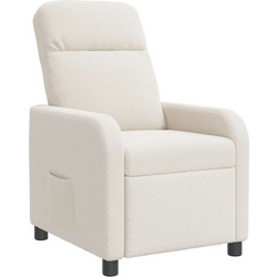 vidaXL Πολυθρόνα Relax Ανακλινόμενη Λευκή 42034934
