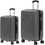 CAT Rockford 84683-671 Σετ Βαλίτσες 2τμχ Καμπίνας & Μεσαία Γκρι