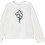 Mayoral Παιδικό T-Shirt Μακρυμάνικο Λευκό Μαύρο 16-00178-052