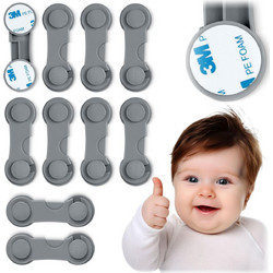 Ricokids Ασφάλειες Ντουλαπιών Συρταριών 10τμχ RK-983