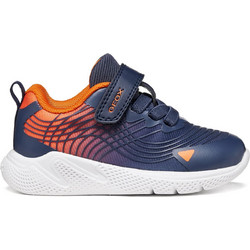 Geox Παιδικά Sneakers Navy Μπλε Πορτοκαλί B664UA0119JC4002