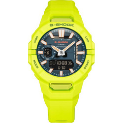 Casio Ανδρικό Ρολόι Χρονογράφος με Κίτρινο Καουτσούκ Λουράκι GBA-950-9A3