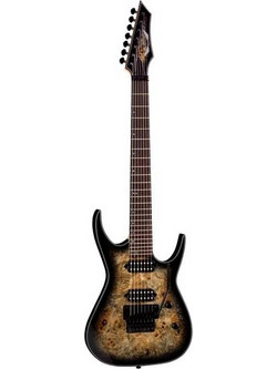 Dean Exile Select Ηλεκτρική Κιθάρα ST Style με Μαγνήτες HH & Ταστιέρα Ebony 7 Χορδών Natural Black Burst