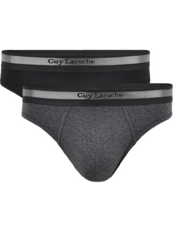 Guy Laroche Ανδρικά Σλιπ Βαμβακερά 2Pack 2-47215-2