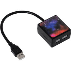 Globostar 81845-DUAL Φωτορυθμικό Laser Κόκκινο IP20 Μ3.5 x Π3.5 x Υ21.5cm