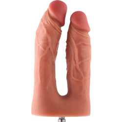 Hismith KlicLok Διπλό Dildo 20cm Flesh