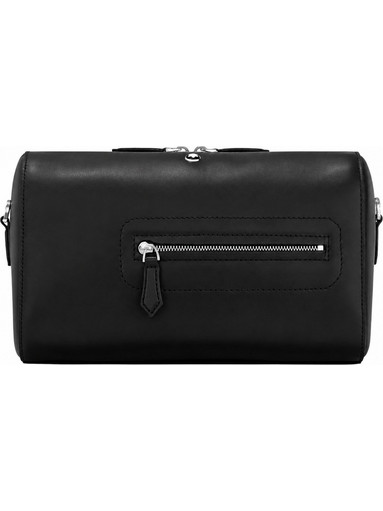 Montblanc Δερμάτινη Ανδρική Τσάντα Ώμου / Χιαστί Μαύρη MB131797