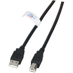 EFB Elektronik K5203.0,5 Καλώδιο USB-A Male 2.0 to USB-B Male 0.5m Black