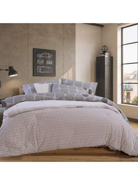 Nef-Nef Κουβερτοπάπλωμα Μονό Hollowfiber 160x220 Elaisa Cream