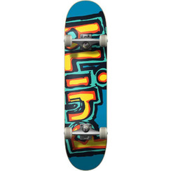 Blind Classic Matte OG Logo Complete Bright Red/Teal 8''