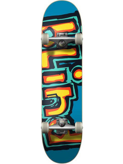 Blind Classic Matte OG Logo Complete Bright Red/Teal 8''