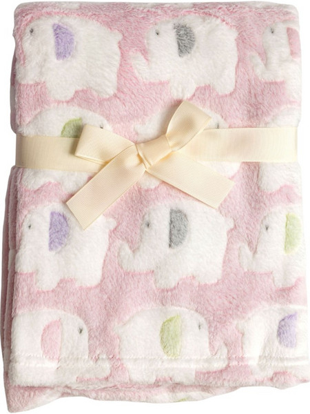 Funky Elephant Κουβέρτα Αγκαλιάς Fleece 80x100 Ροζ