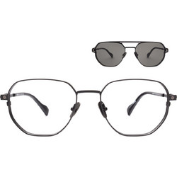 Snob SNV250TCM C003Z Γυναικείος Σκελετός Γυαλιών Οράσεως με Clip-On Μεταλλικός Μαύρος
