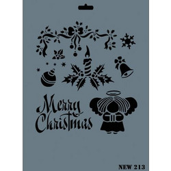 Rich Στένσιλ Σχέδια Christmas 25x35cm 213