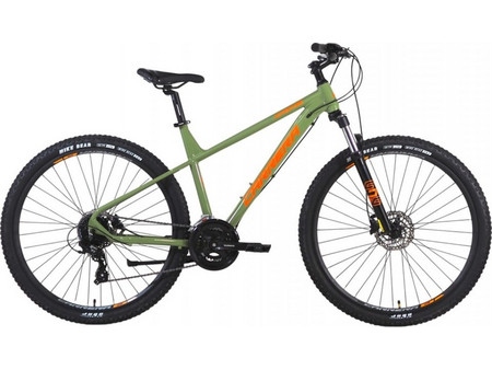 Carrera Adventure Mountain Bike 29" Αλουμινίου με 16 Ταχύτητες και Δισκόφρενα Χακί Πορτοκαλί