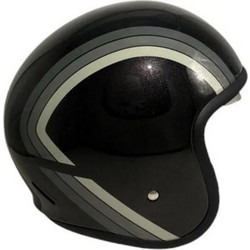 Zeus ZS-389 Black Grey Κράνος Μηχανής Jet 1100gr