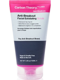 Carbon Theory Anti-Breakout Ενυδατικό Scrub Προσώπου για Ακμή 100ml
