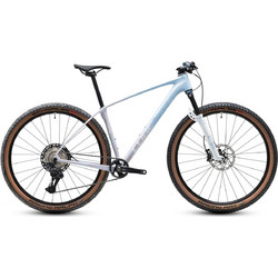 Cube Reaction C:62 Race 2027 Mountain Bike 29" Carbon με 12 Ταχύτητες και Δισκόφρενα Λευκό Royal Blue