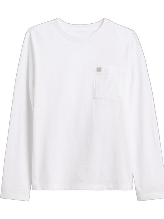 Gap Παιδικό T-Shirt Μακρυμάνικο Λευκό 915234004