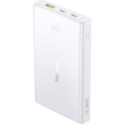 Baseus PicoGo Power Bank 10000mAh 20W με Θύρα USB-A & 2 Θύρες USB-C Quick Charge 3.0 & Power Delivery White