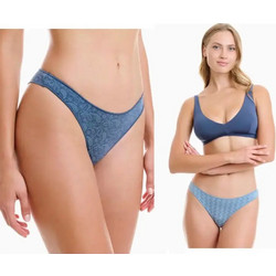Walk Γυναικεία Brazil χωρίς Ραφές Μπλε 2Pack W2018-44