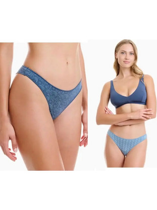 Walk Γυναικεία Brazil χωρίς Ραφές Μπλε 2Pack W2018-44