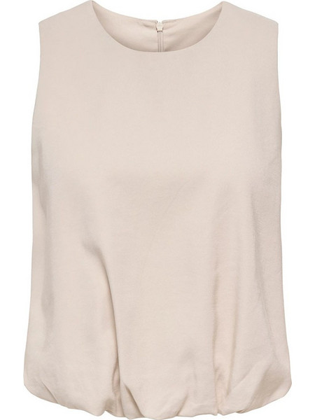 Only Γυναικείο Καλοκαιρινό Crop Top Nude 15364287