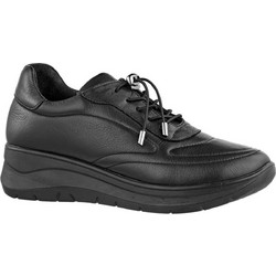 Naturelle Γυναικεία Sneakers Flatforms Μαύρα 6030