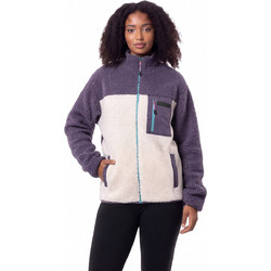 District75 Γυναικεία Ζακέτα Fleece Μακριά με Φερμουάρ Εκρού 226WHZ-860-0V7