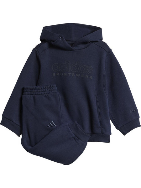 Adidas Βρεφικό Σετ Φόρμας Χειμωνιάτικο Navy Μπλε IW0915