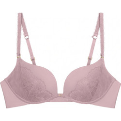 Triumph Love in Lace Σουτιέν για Βαθύ Ντεκολτέ με Ελαφριά Ενίσχυση με Μπανέλα Ροζ 10229134-1596