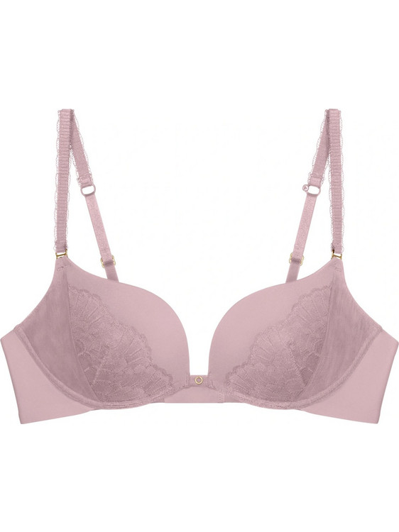 Triumph Love in Lace Σουτιέν για Βαθύ Ντεκολτέ με Ελαφριά Ενίσχυση με Μπανέλα Ροζ 10229134-1596
