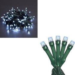 Lucas 100 Χριστουγεννιάτικα Λαμπάκια LED σε Σειρά Εξωτερικού Χώρου Ψυχρά Λευκά 5m XR100PRD