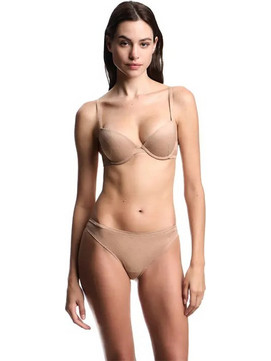 Emporio Armani Σουτιέν Push Up με Μπανέλα Μπεζ EW000379AF19030-F1126