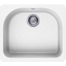 Karag Fox Pietra Bianco 250 Ένθετος Νεροχύτης Γρανίτη Ματ White